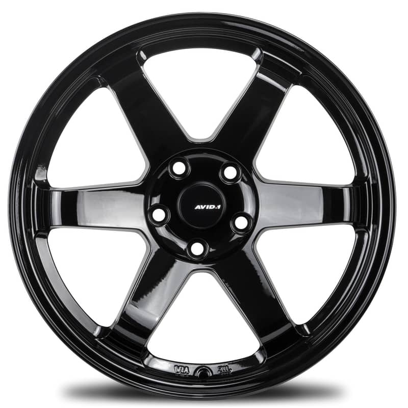 AVID.1 AV-06 Gloss Black 18x9.5 +32 5x120mm 73.1mm - Wheelwiz