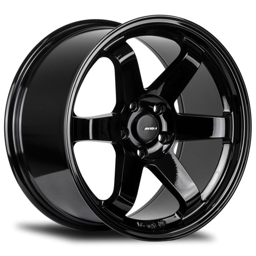 AVID.1 AV-06 Gloss Black 18x9.5 +32 5x120mm 73.1mm - Wheelwiz