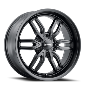 Ridler 609 Matte black 20x9 +30 6x135mm 87.1mm