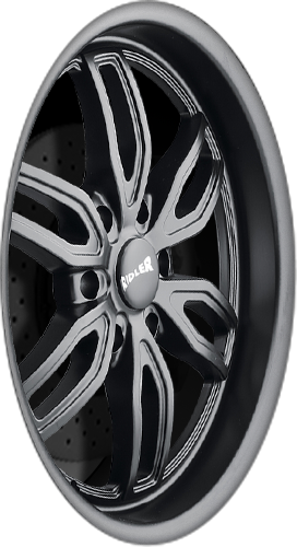 Ridler 609 Matte black 20x9 +30 6x135mm 87.1mm