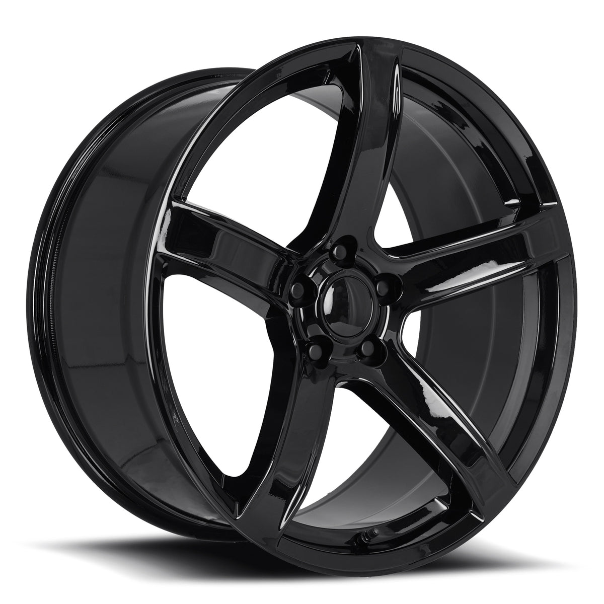 Factory Reproductions FR 77F Gloss Black 20x9.5 +15 5x115mm 71.5mm