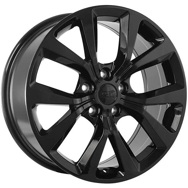 DAI MISSION Gloss Black 17x7.5 +42 5x114.3mm 73.1mm– Wheelwiz