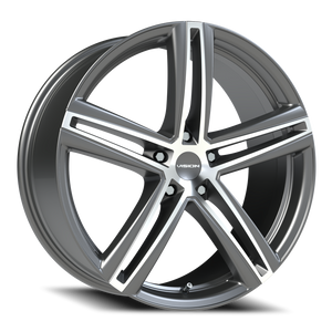 Vision Wheel 640 Gunmetal Machined Face 20x8.5 +40 5x114.3mm 73.1mm - Wheelwiz