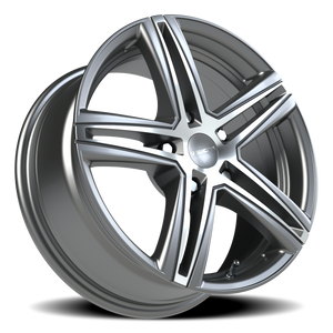 Vision Wheel 640 Gunmetal Machined Face 16x7 +40 5x114.3mm 73.1mm - Wheelwiz