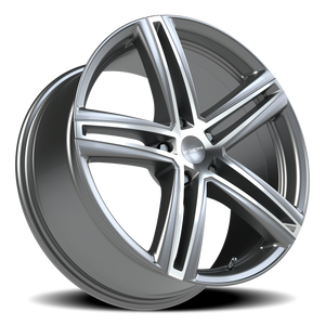 Vision Wheel 640 Gunmetal Machined Face 19x8.5 +40 5x114.3mm 73.1mm - Wheelwiz