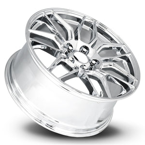 Factory Reproductions FR 401 Chrome 19x8.5 +38 5x120mm 66.9mm