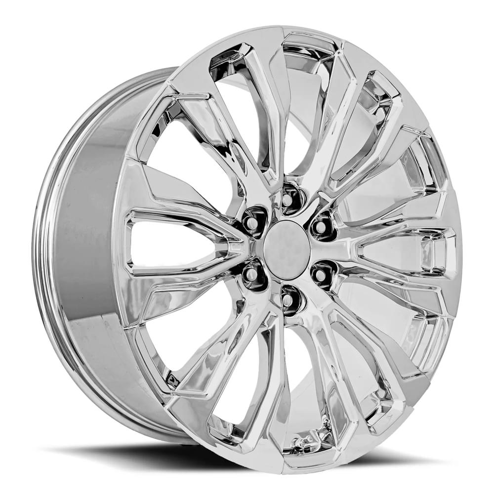 Factory Reproductions FR 203 Chrome 22x9 +28 6x139.7mm 78.1mm