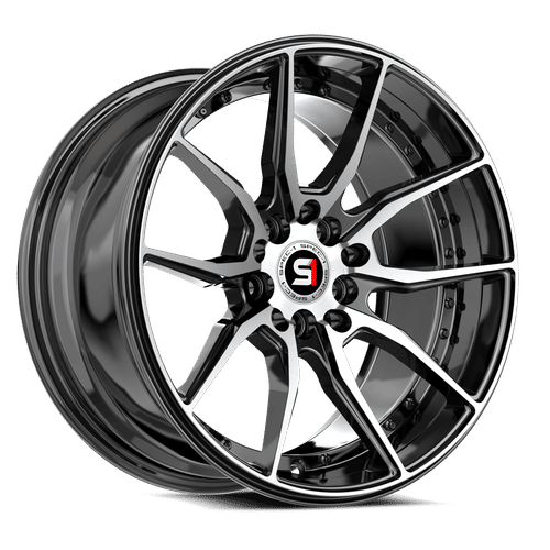 Spec-1 SP-77GBM Gloss Black &amp; Machined 16x8 +20 5x100|5x114.3mm 0mm