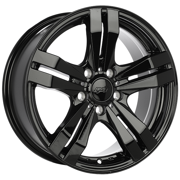 DAI TARGET Gloss Black 15x6.5 +38 4x100mm 54.1mm - Wheelwiz