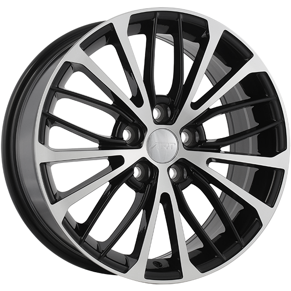 ART Replica REPLICA 163 Gloss Black - Machined Face 17x7 +35 5x114.3mm 60.1mm - Wheelwiz