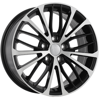 ART Replica REPLICA 163 Gloss Black - Machined Face 17x7 +35 5x114.3mm 60.1mm