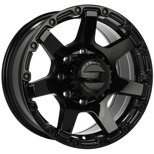 DAI BARRETT Gloss Black 17x8 +20 8x165.1mm 125.1mm– Wheelwiz