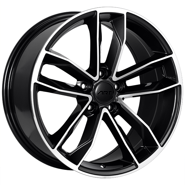 ART Replica REPLICA 129 Gloss Black - Machined Face 19x8.5 +30 5x112mm 66.5mm - Wheelwiz