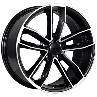 ART Replica REPLICA 129 Gloss Black - Machined Face 19x8.5 +30 5x112mm 66.5mm