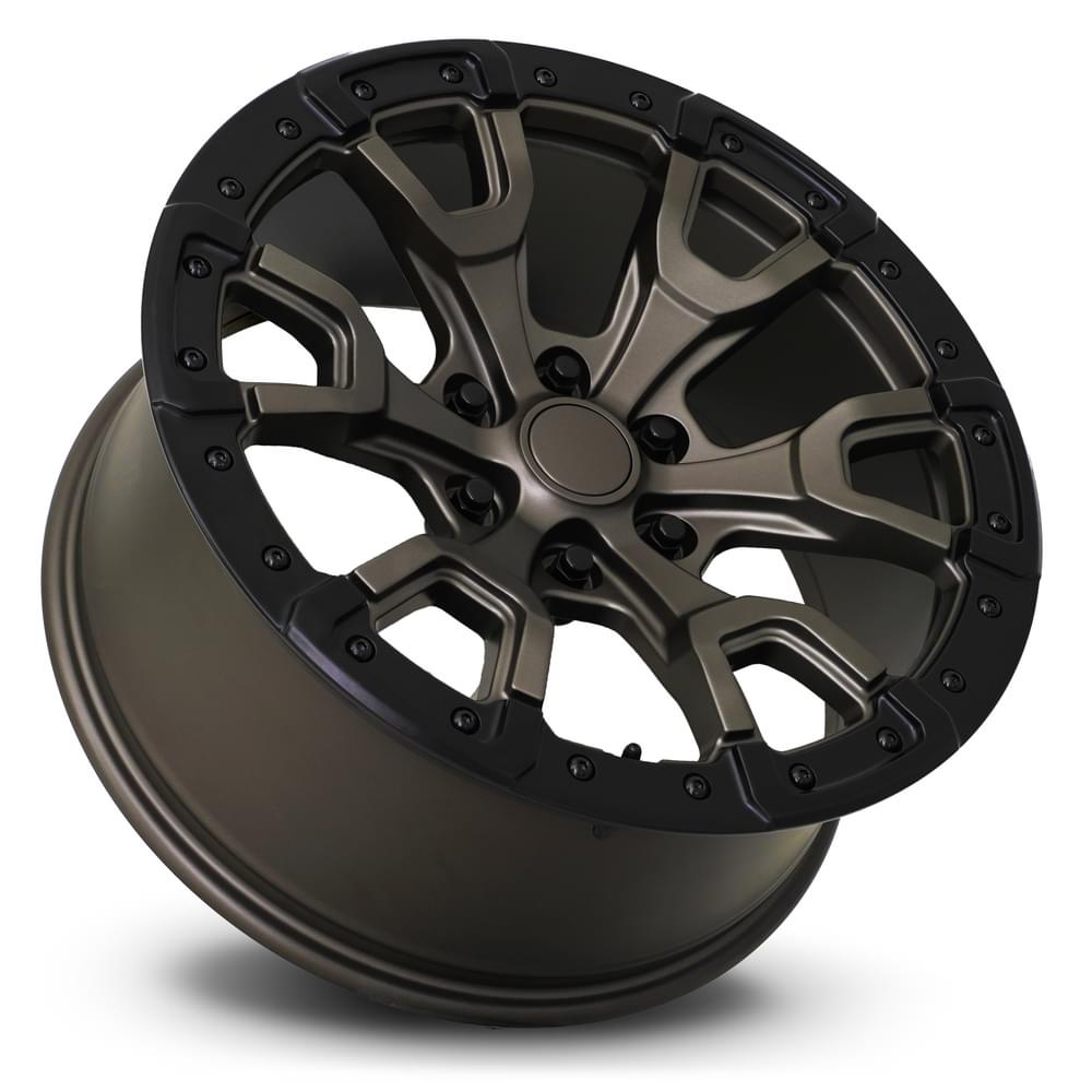 Factory Reproductions FR 99 Satin Bronze/Satin Black Ring 20x9 +20 6x139.7mm 93.1mm