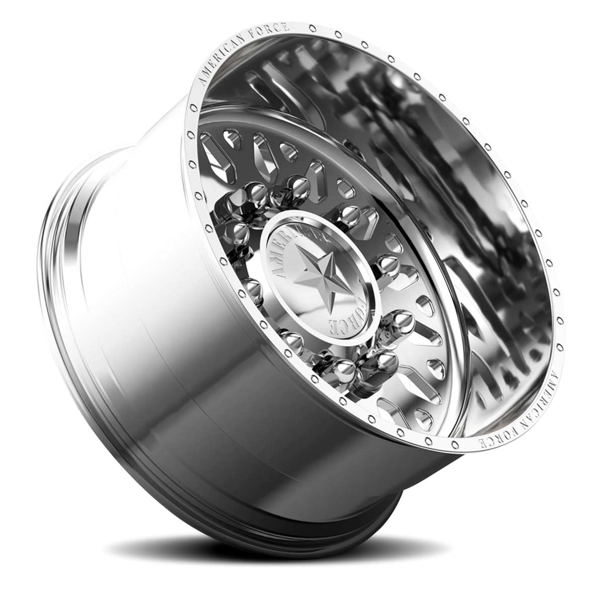 American Force 6G17 EVO SSBR Polished 26x12 -40 8x165.1mm 122mm - Wheelwiz