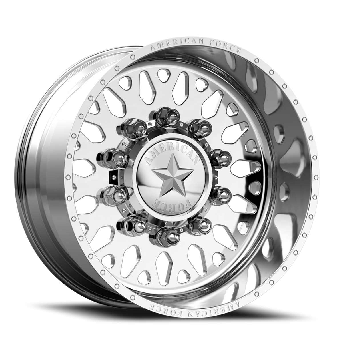 American Force 6G17 EVO SSBR Polished 26x16 -101 8x200mm 142mm - Wheelwiz