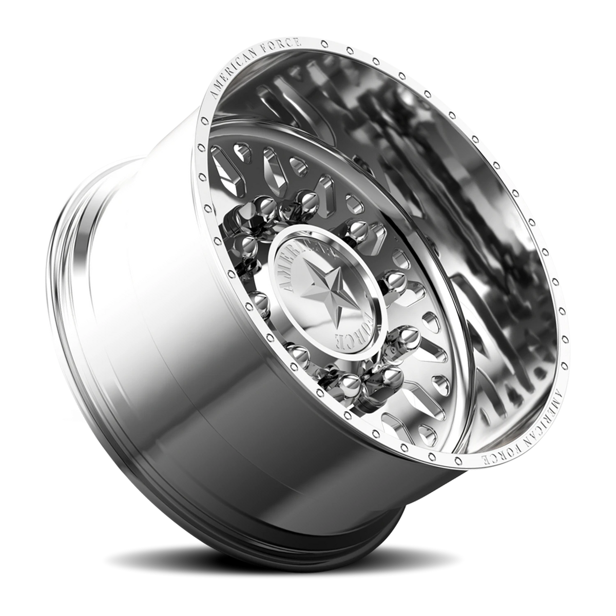 American Force 6G17 Evo SD Polished 26x14 -73 8x165.1mm 122mm - Wheelwiz