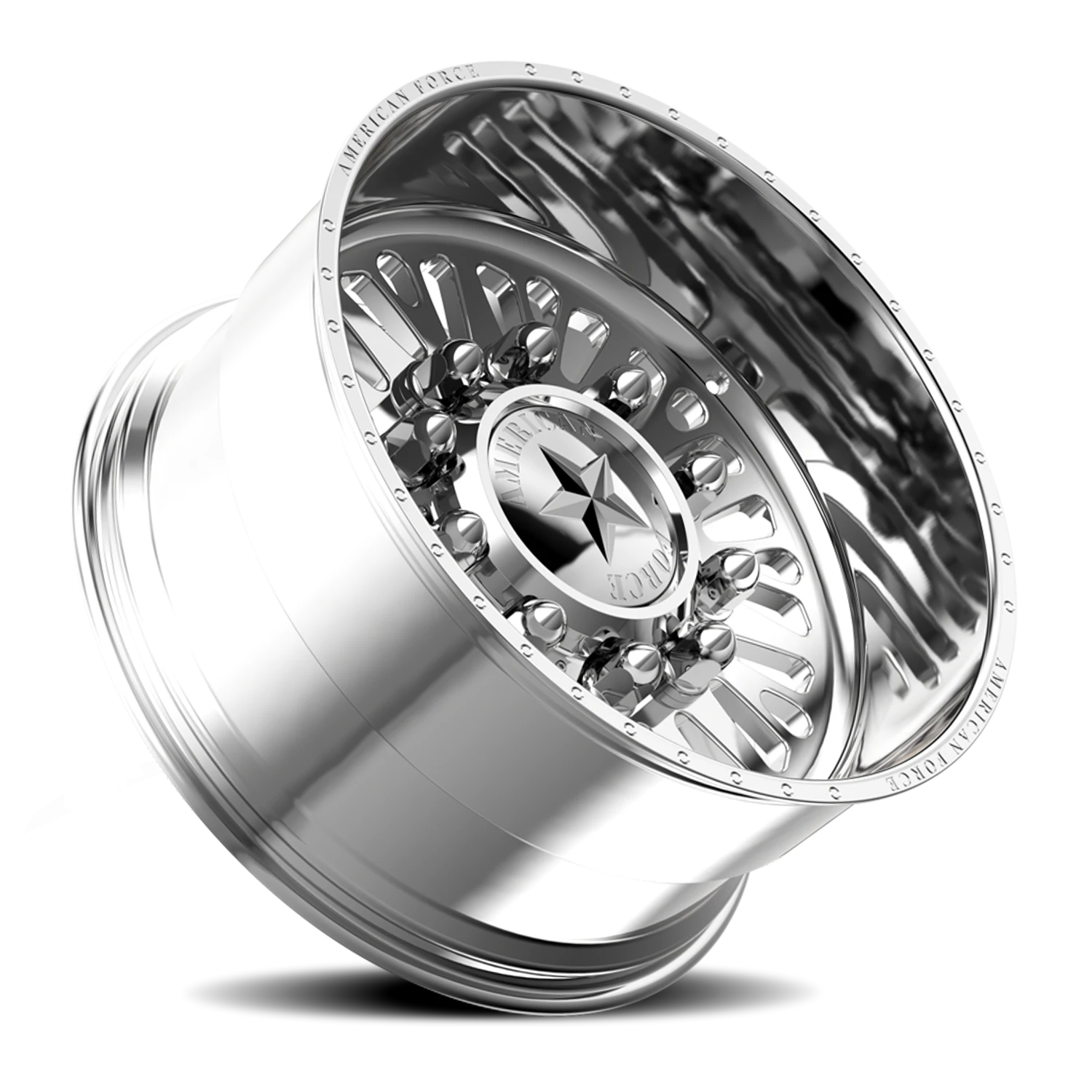 American Force 6N12 Brawn SD Polished 22x10 -25 8x170mm 125mm - Wheelwiz