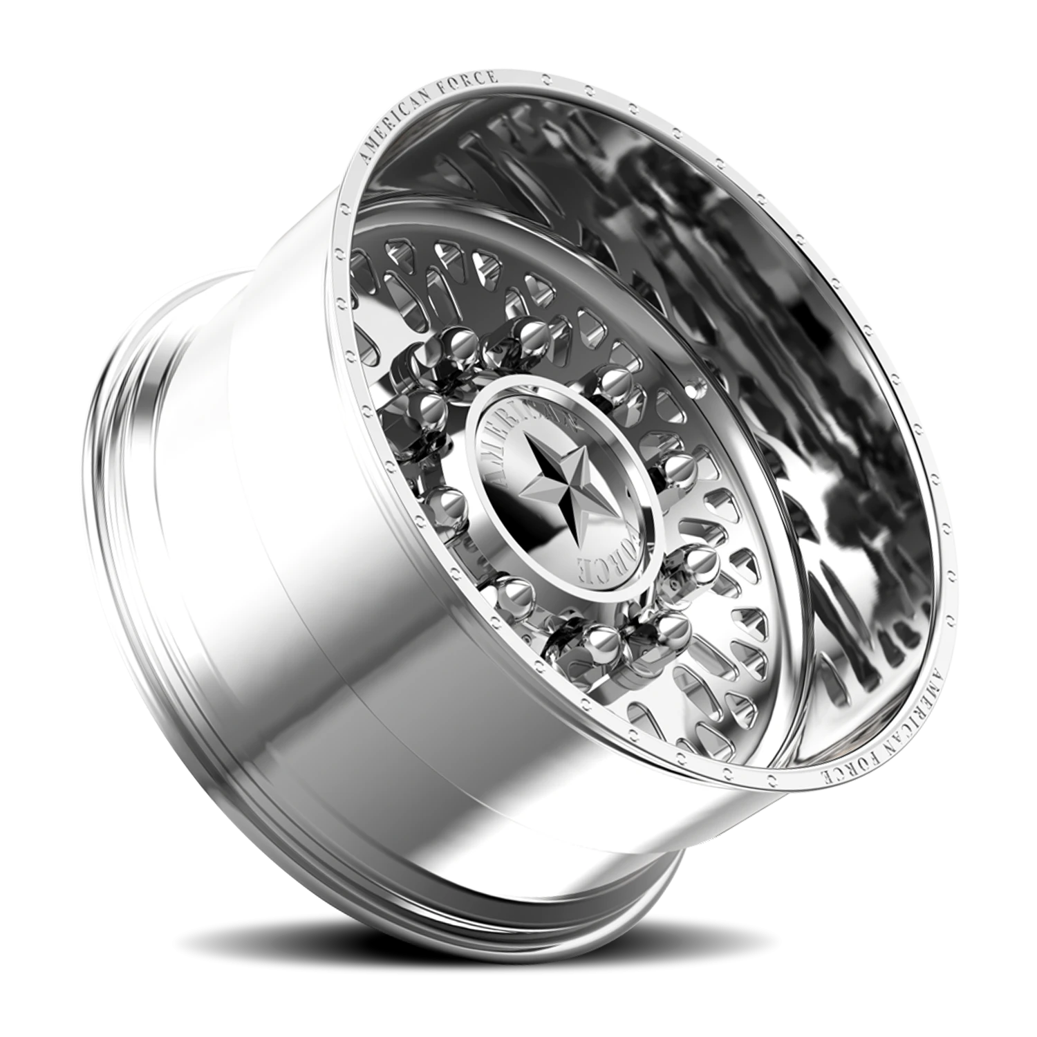 American Force 6N16 Shove SD Polished 22x14 -73 10x225mm 170mm - Wheelwiz