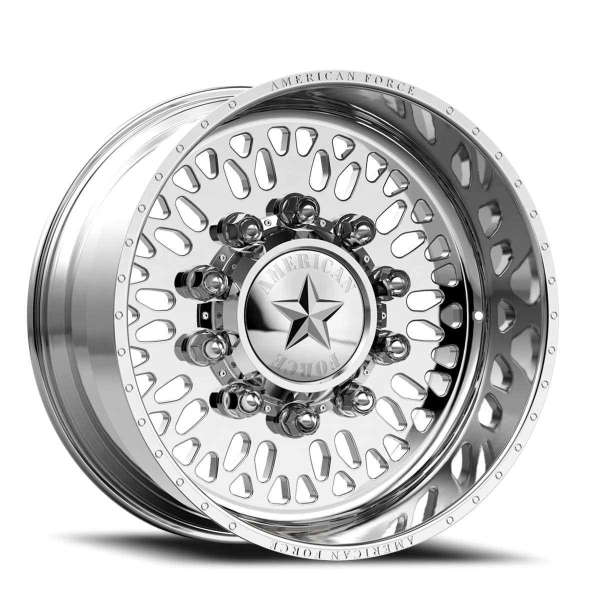 American Force 6N16 Shove SD Polished 22x12 -40 8x210mm 154mm - Wheelwiz