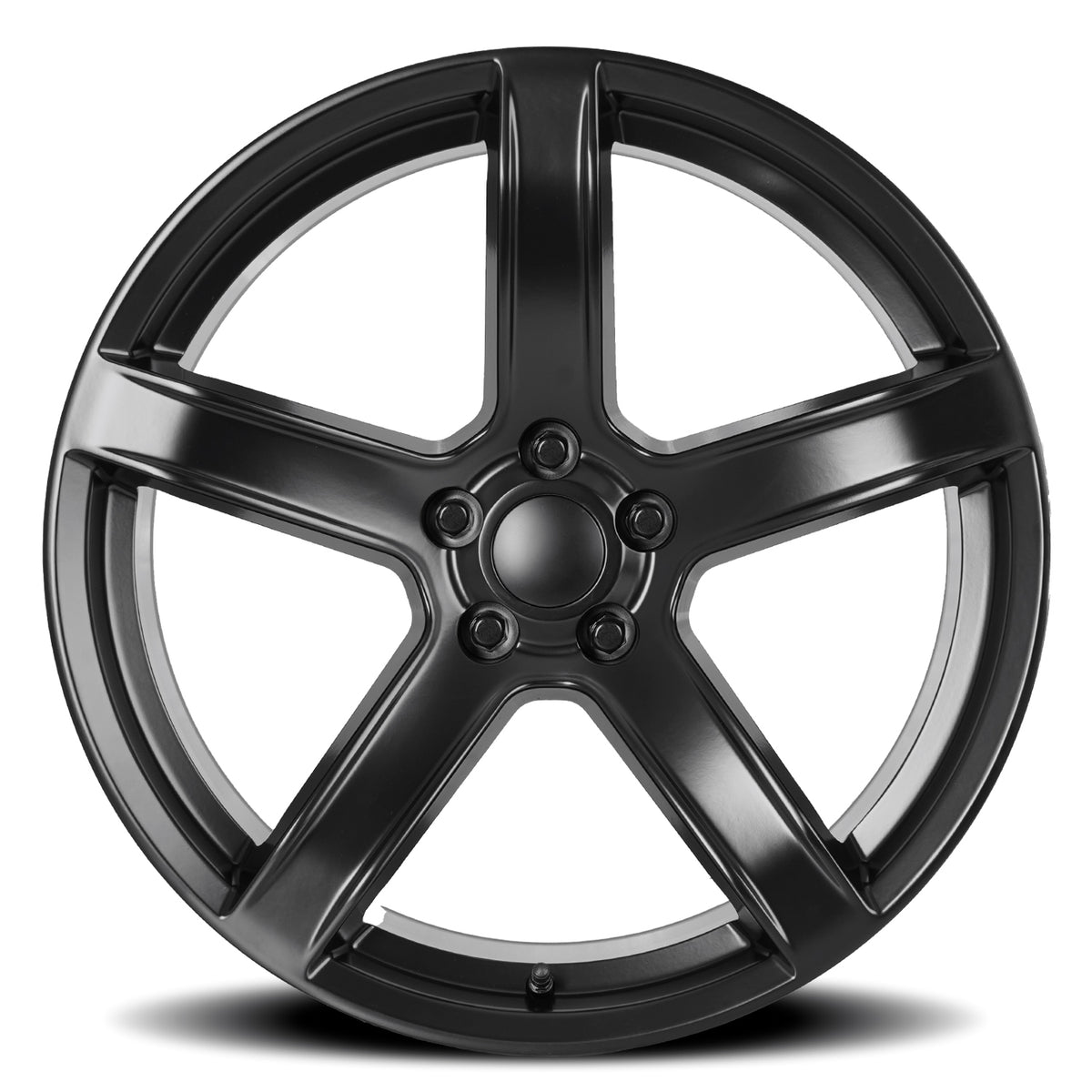 Factory Reproductions FR 77F Satin Black 20x9.5 +15 5x115mm 71.5mm