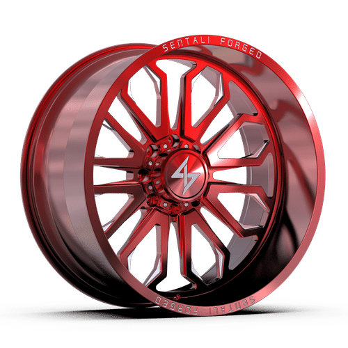 Sentali Forged SF-3 Red Milled 24x12 -44 6x135mm 87.1mm