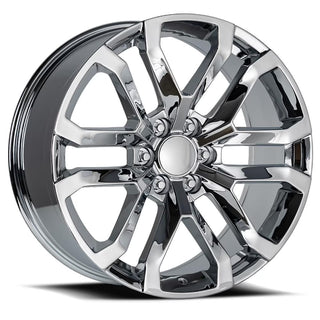 Factory Reproductions FR 95 Chrome 20x9 +28 6x139.7mm 78.1mm