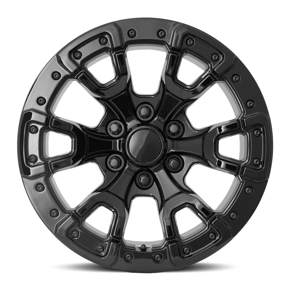 Factory Reproductions FR 99 Gloss Black 17x9 +18 6x135mm 87.1mm