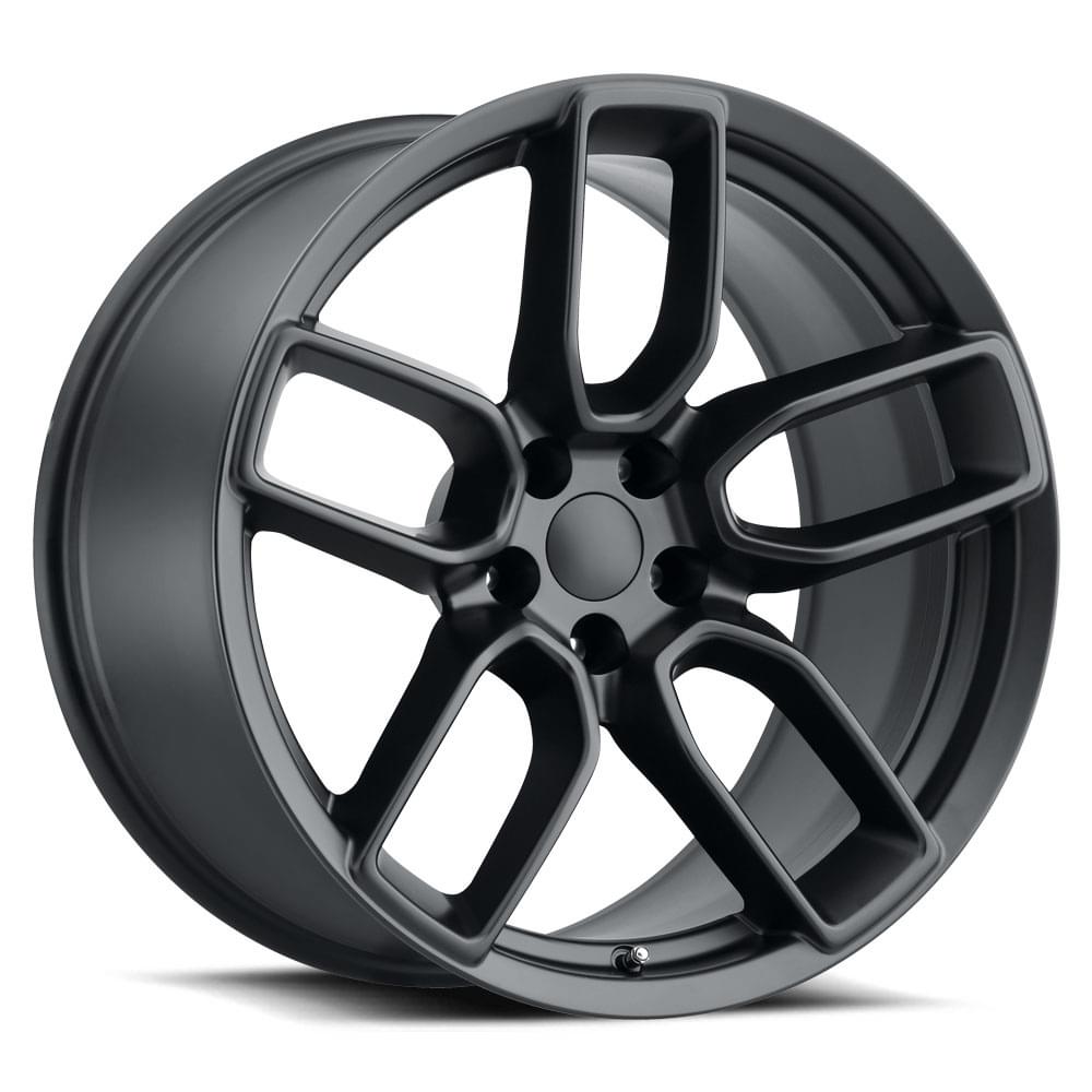 Factory Reproductions FR 74 Satin Black 20x10.5 -9 5x115mm 71.5mm