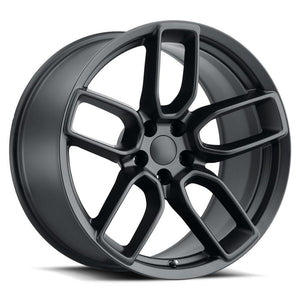 Factory Reproductions FR 74 Satin Black 20x10.5 -9 5x115mm 71.5mm