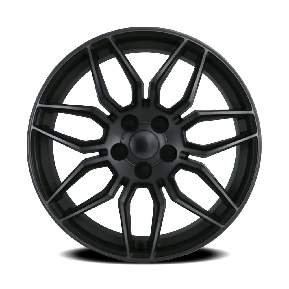 Factory Reproductions FR 401 Satin Titanium Grey Machine Face Wdark Clr 20x10 +79 5x120.65mm 70.3mm