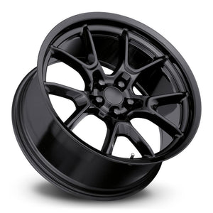 Factory Reproductions FR 66F Gloss Black 20x10 +22 5x115mm 71.5mm