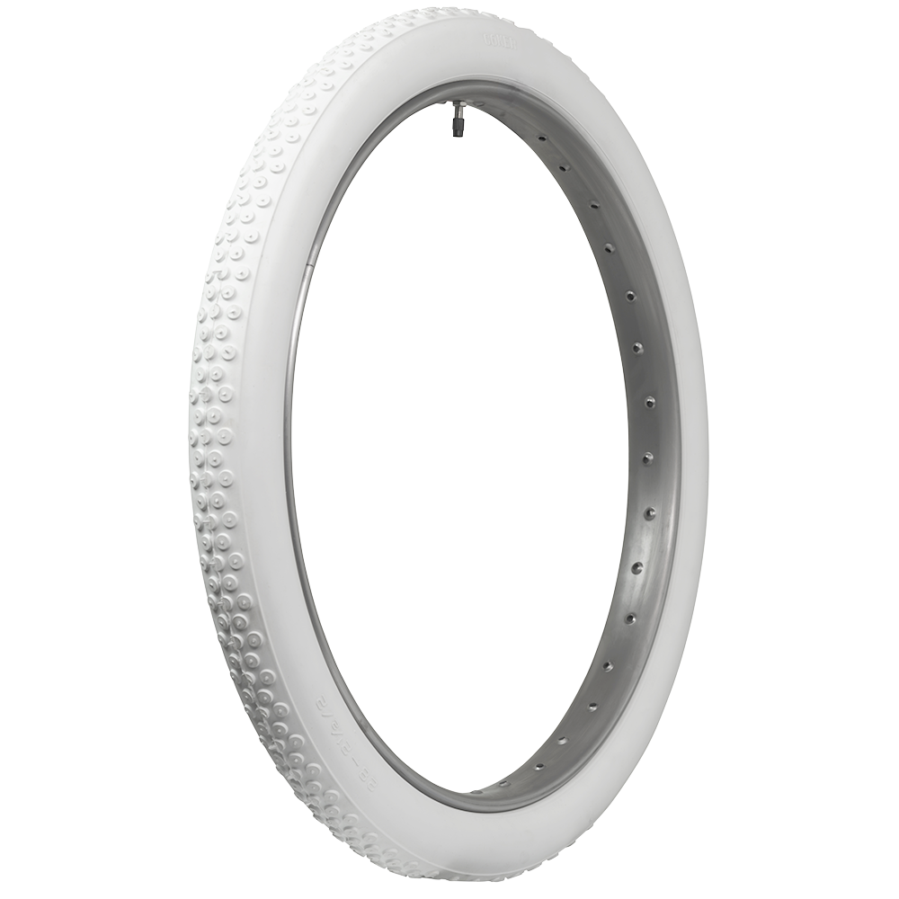 Coker 28X3 (CL) BUTTON TREAD ALL-WHITE