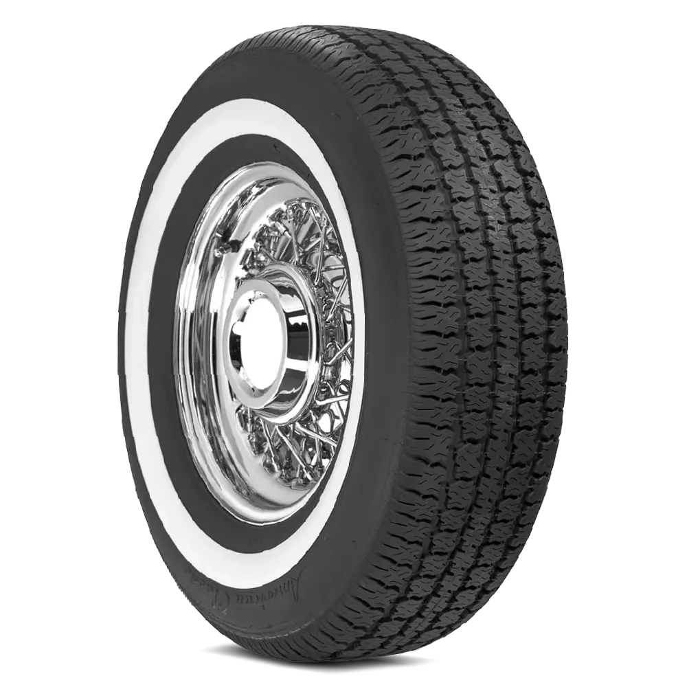 Coker American Classic Radial (1.6 INCH Whitewall) 235/75R15 - Wheelwiz