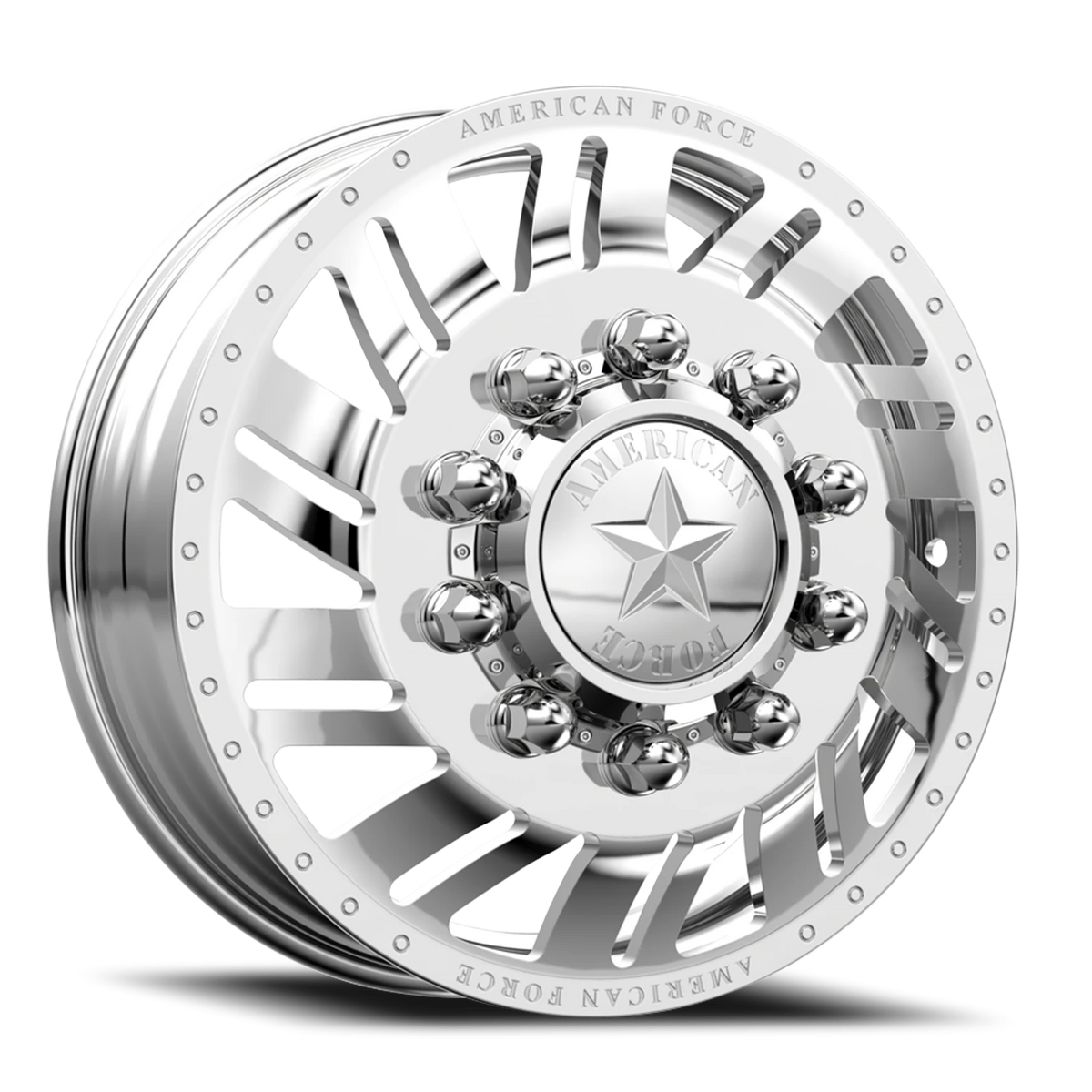 American Force 70 Shift DRW Polished 22.5x8.25 -145 8x165.1mm 117mm - Wheelwiz