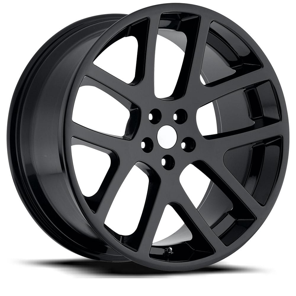 Factory Reproductions FR 64 Gloss Black 20x9 +18 5x115mm 71.5mm