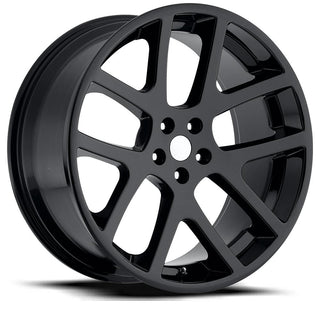 Factory Reproductions FR 64 Gloss Black 20x9 +18 5x115mm 71.5mm