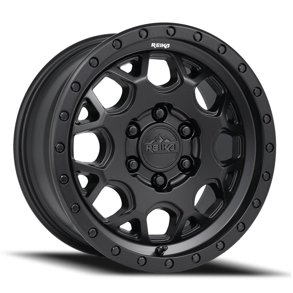 Reika R45 Satin Black 17x8 +35 6x130mm 84.1mm