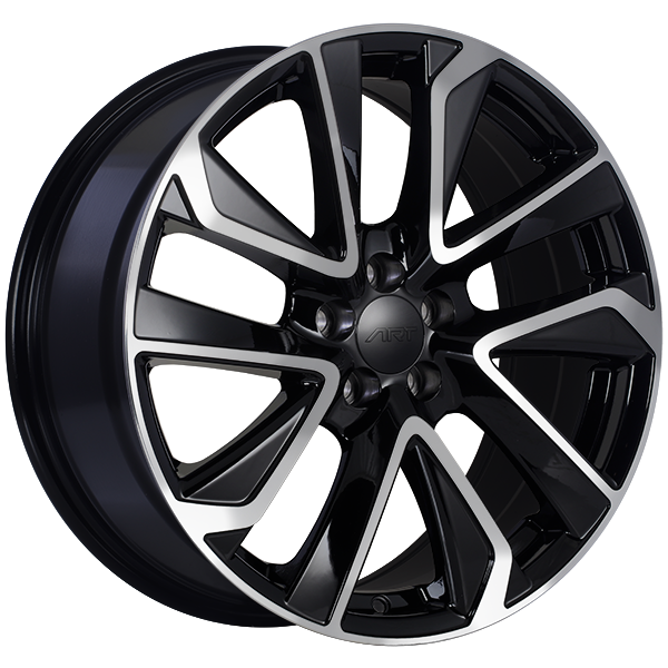 ART Replica REPLICA 179 Gloss Black - Machined Face 18x8 +40 5x100mm 54.1mm - WheelWiz
