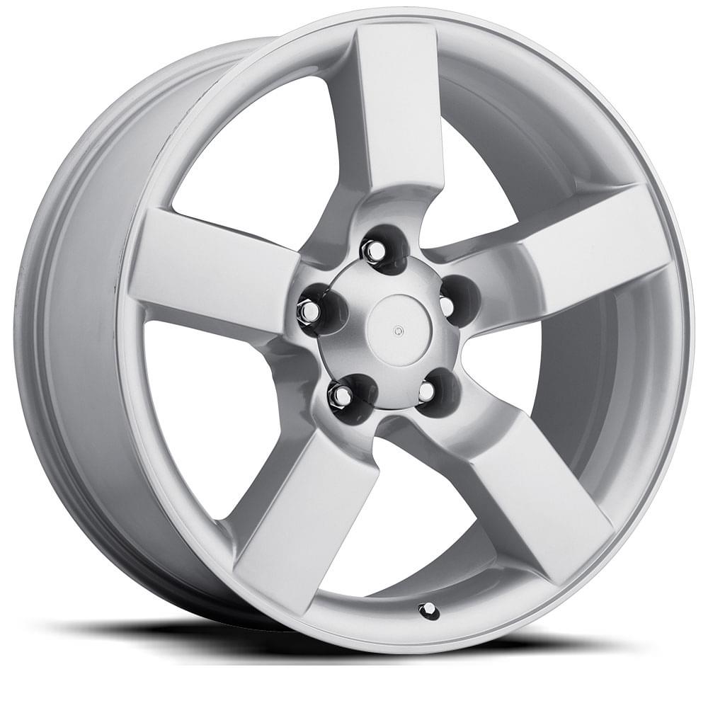 Factory Reproductions FR 50 Silver 20x9 +8 5x135mm 87mm
