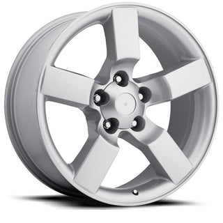 Factory Reproductions FR 50 Silver 20x9 +8 5x135mm 87mm