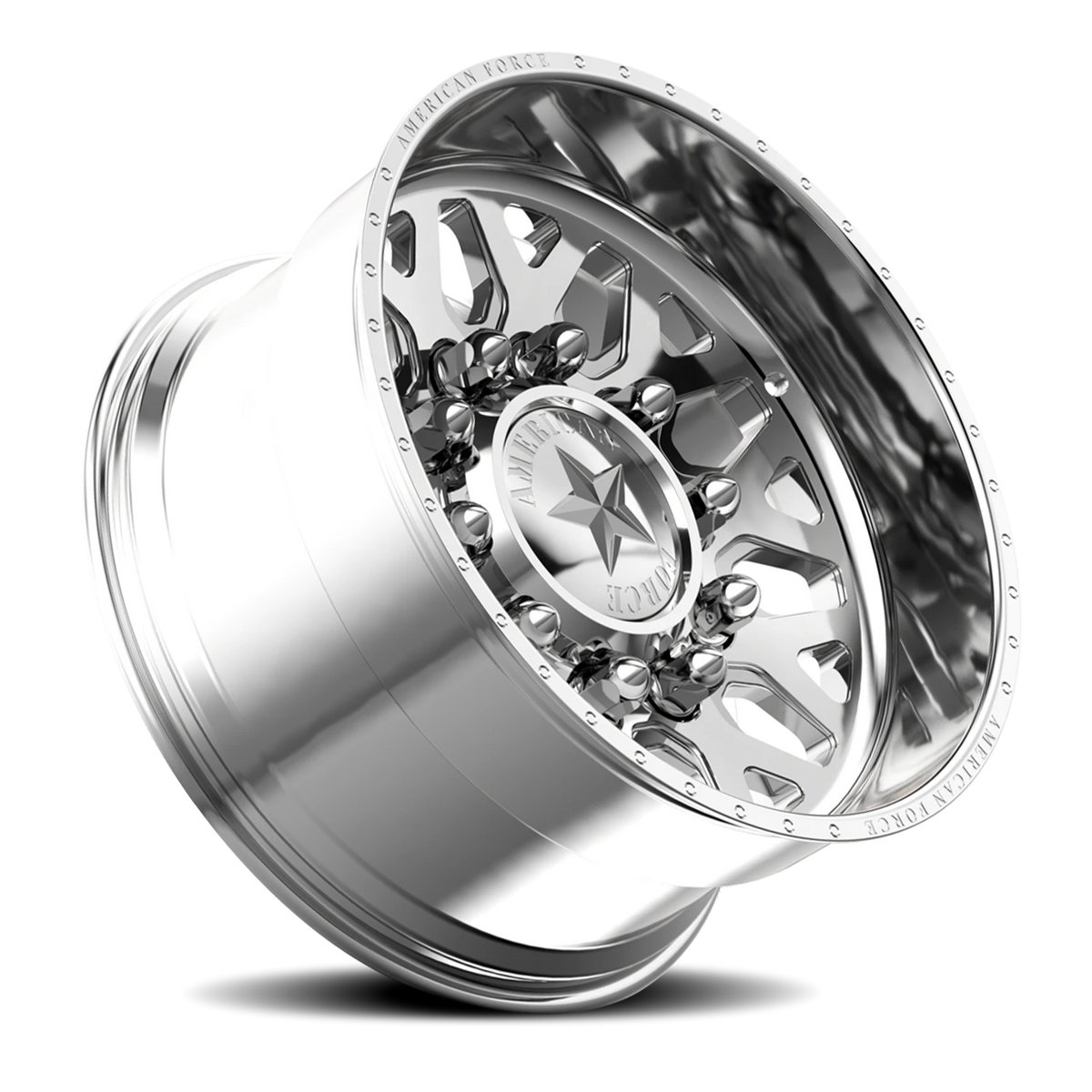 American Force 7F91 Quake CCSD Polished 24x12 -40 8x165.1mm 122mm - Wheelwiz