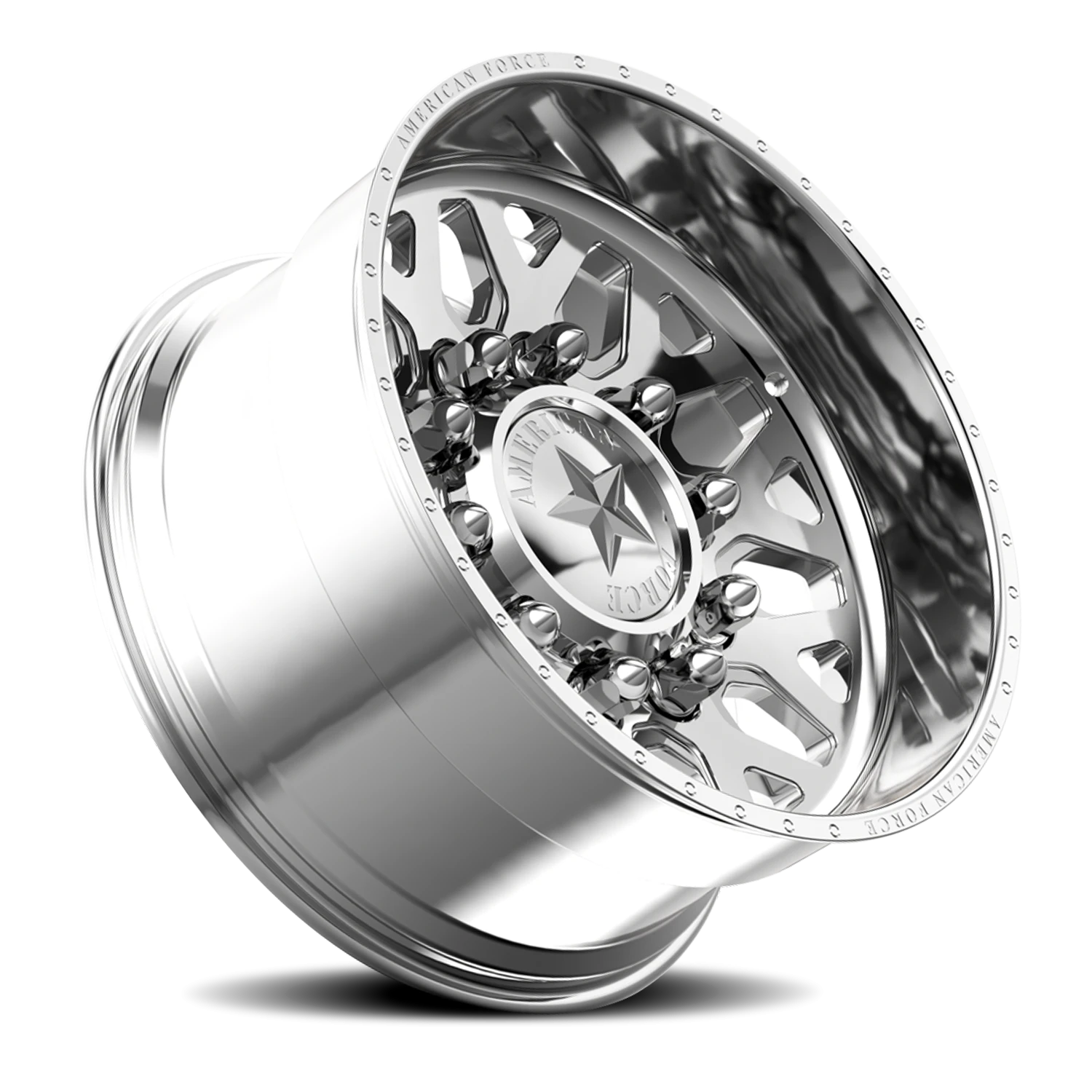 American Force 7F91 Quake CCSD Polished 24x12 -40 8x200mm 142mm - Wheelwiz