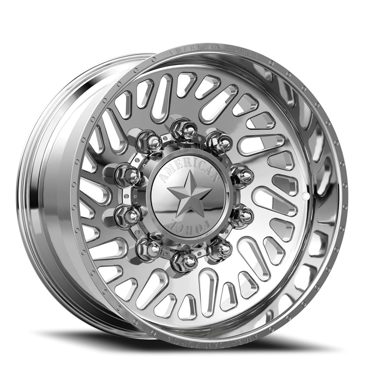 American Force 7H12 Sidewinder CCSD Polished 22x12 -40 10x225mm 170mm - Wheelwiz