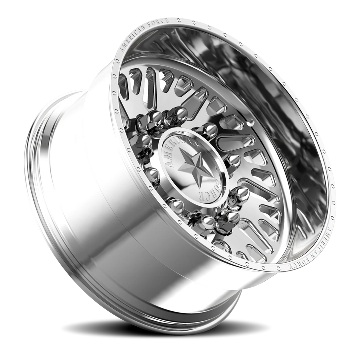 American Force 7H12 Sidewinder CCSD Polished 22x12 -40 8x165.1mm 117mm - Wheelwiz