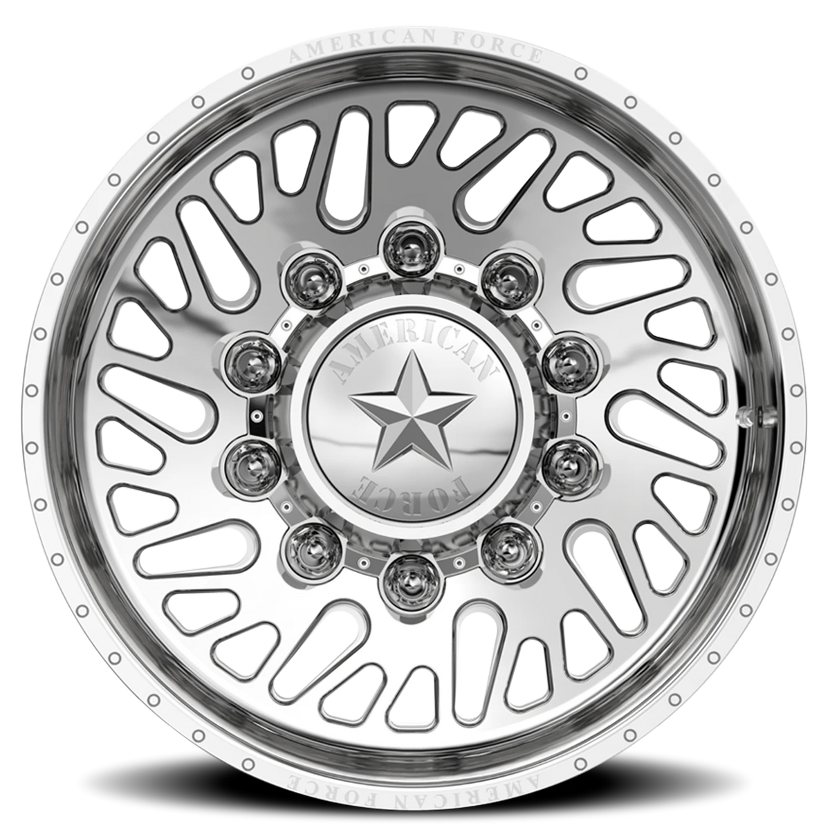 American Force 7H12 Sidewinder CCSD Polished 22x14 -73 8x170mm 125mm - Wheelwiz