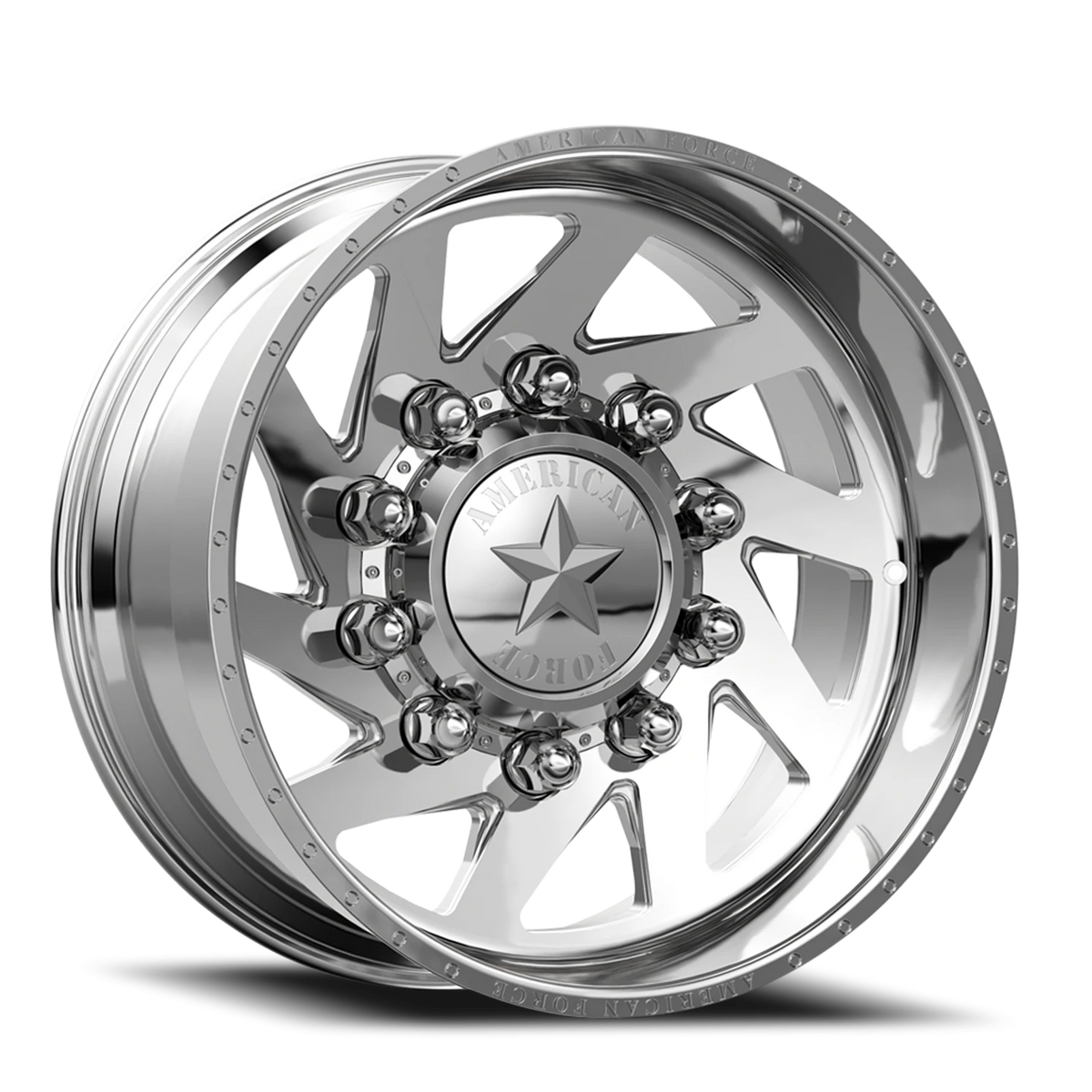 American Force 7H90 Tempest CCSD Polished 26x14 -73 8x165.1mm 117mm - Wheelwiz