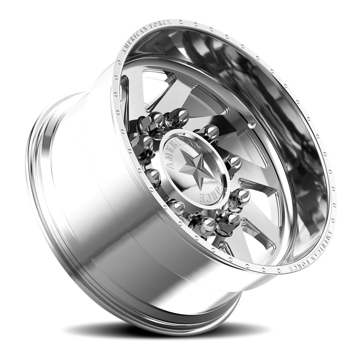 American Force 7H90 Tempest CCSD Polished 24x12 -40 8x165.1mm 117mm - Wheelwiz