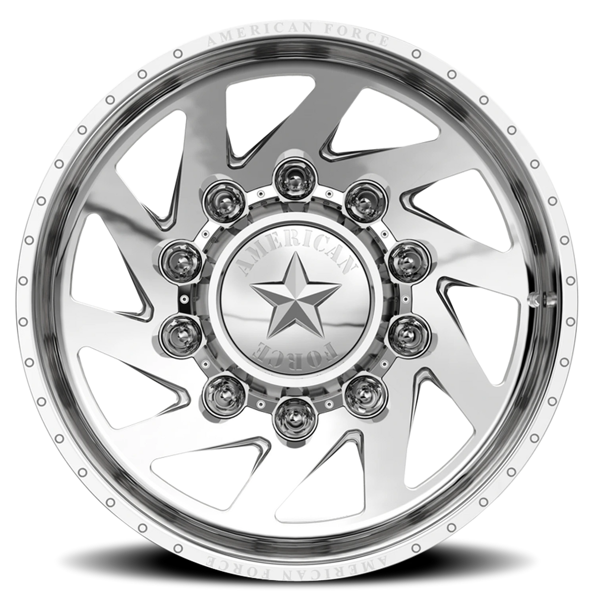American Force 7H90 Tempest CCSD Polished 24x12 -40 8x165.1mm 117mm - Wheelwiz